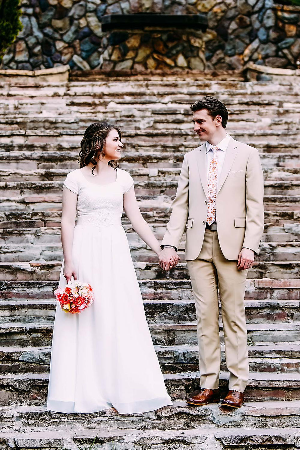 Spring Memory Grove Bride And Groom Session with Sydney & Thomas by Utah Wedding Photographers James Erick Photography Utah
