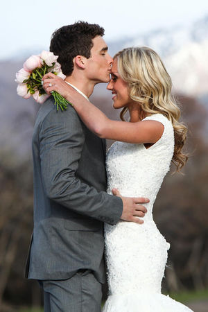 Spring Wheeler Farm Bride and Groom Session Mckenna & Adam by Utah Wedding Photographers James Erick Photography Utah