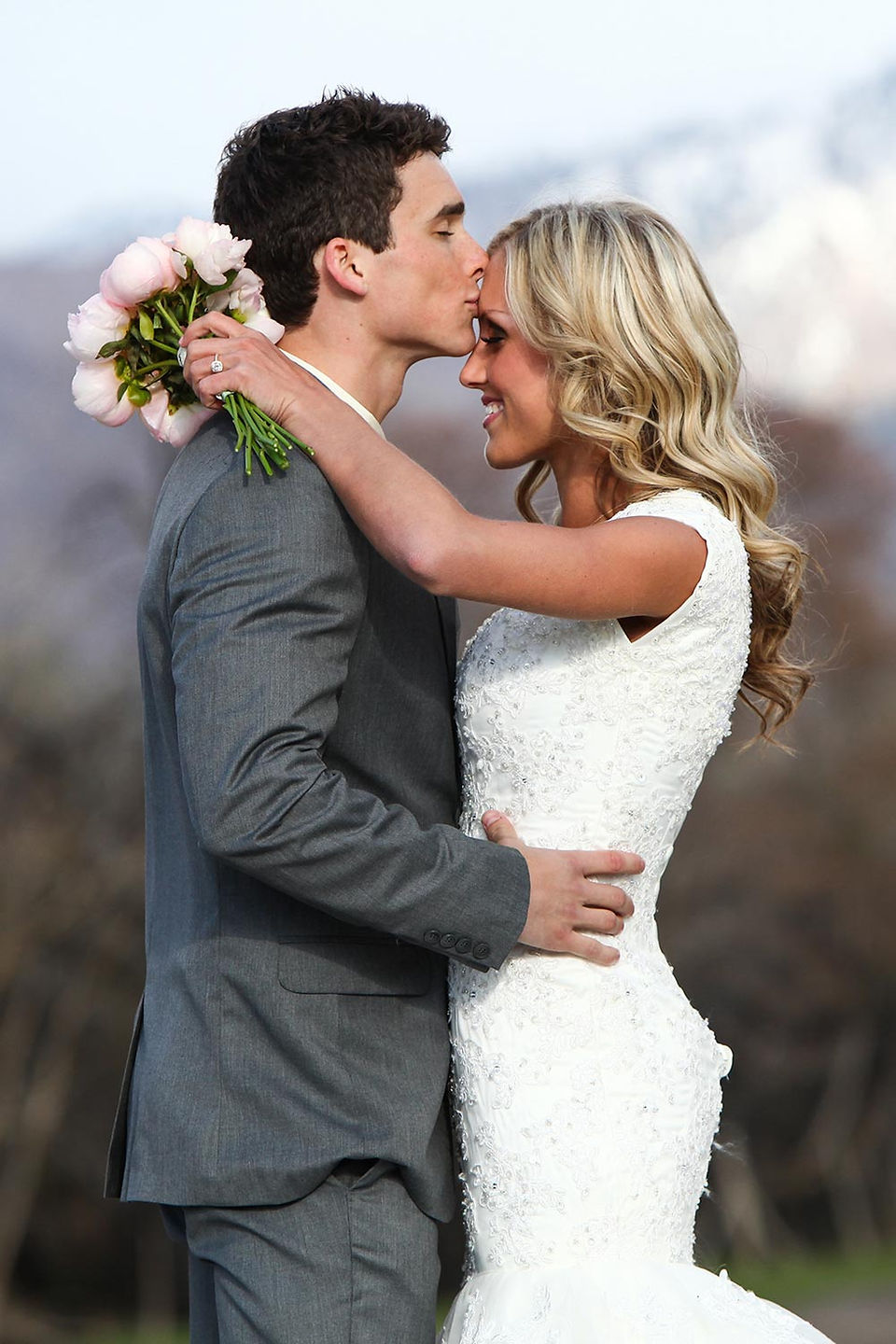 Spring Wheeler Farm Bride and Groom Session Mckenna & Adam by Utah Wedding Photographers James Erick Photography Utah