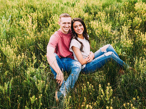 Spring Big Springs Park Engagement with Celeste & Rex