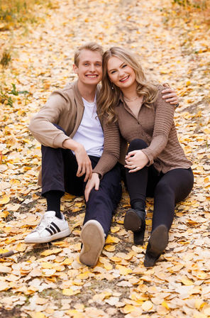 Kalea & Luke's Golden Fall Engagement on the Alpine Loop Scenic Byway by Utah Wedding Photographers James Erick Photography Utah