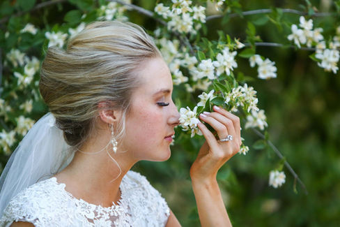 Spring Wheeler Farm EngagementPhotographed by Utah Wedding Photographers James Erick Photography Utah