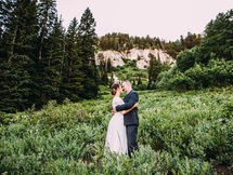 Summer Silver Lake Bride and Groom Session with Lindsey & Sean