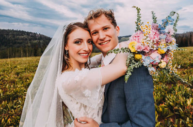 Summer Secret Location High Uintas Bride and Groom Session with Eliza & Skot 12