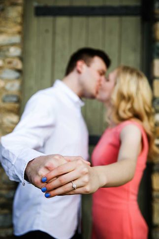 Spring Castle Amphitheater Engagement with Hannah & Ben by Utah Wedding Photographers James Erick Photography Utah