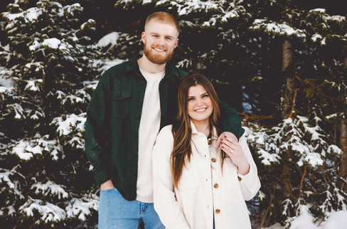 T.J and Kailey's Magical Surprise Engagement at Jordan Pines by Utah Wedding Photographers JEP