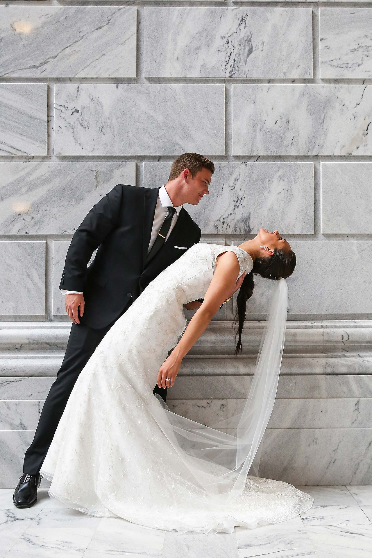 Utah State Capitol Bride & Groom Session: Eliza & Rhett by Utah Wedding Photographers James Erick Photography Utah