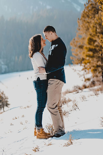 Utah Wedding Photographers Tibble Fork Winter Engagement 2