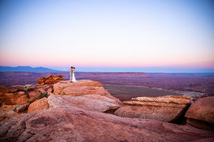 Canyonlands National Park Bride and Groom Session with Emme & Daniel