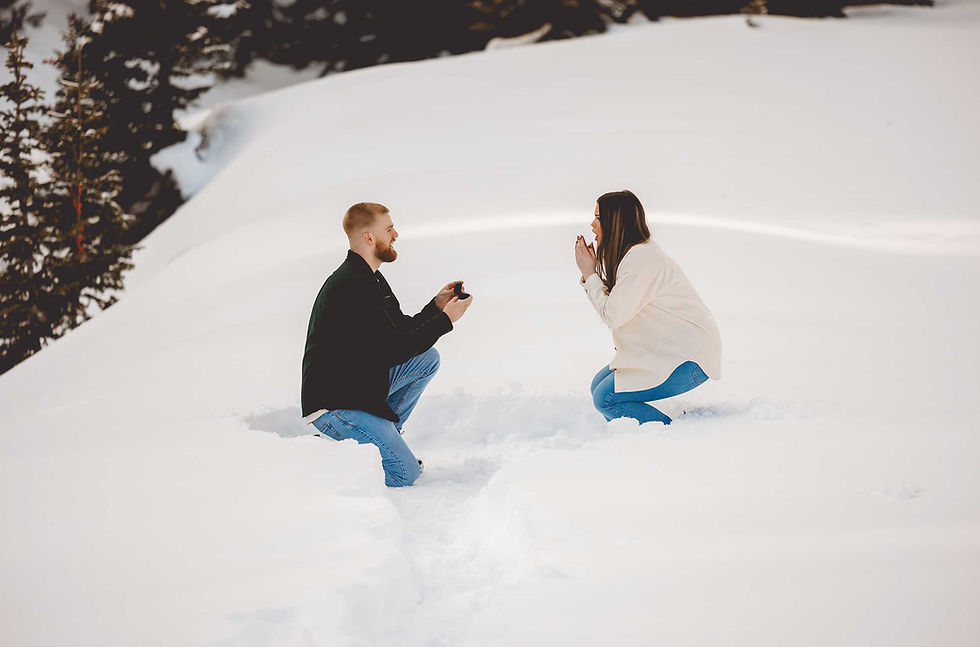 Suprize proposal at Jordan Pines Utah
