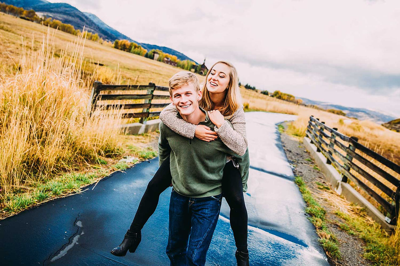 Fall McPolin Farm Engagement Session with Leisha & Cameron by Utah Wedding Photographers James erick Photography Utah