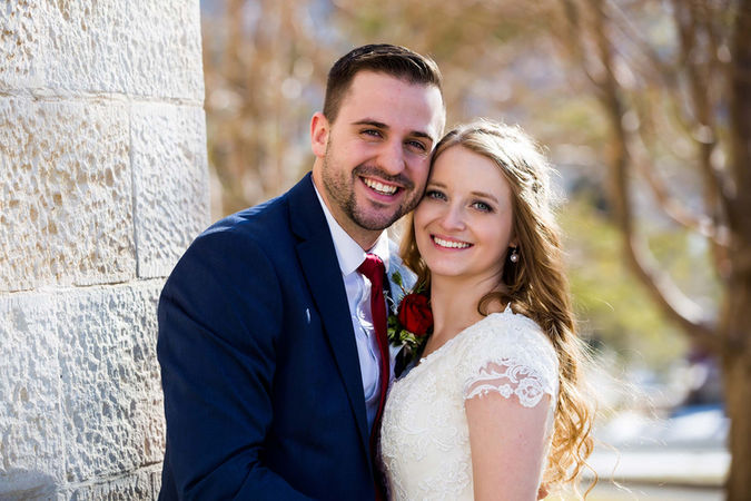 Taylor & Logan's Winter Manti Temple Wedding by Utah Wedding Photographers James Erick Photography Utah