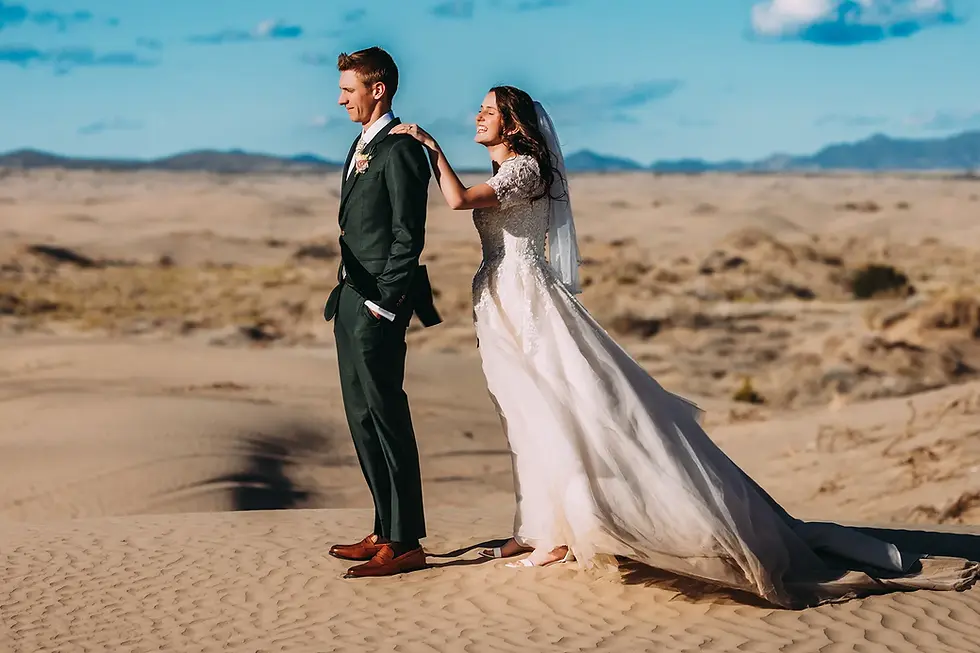 Savannah and Jake Little Sahara Utah