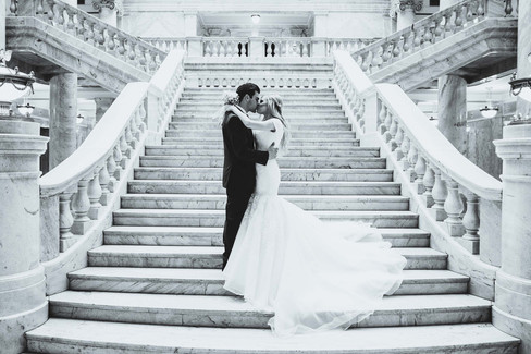 Spring Utah State Capitol Bridals by Utah Wedding Photographers James Erick Photography Utah