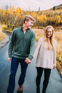 Fall McPolin Farm Engagement Session with Leisha & Cameron by Utah Wedding Photographers James erick Photography Utah