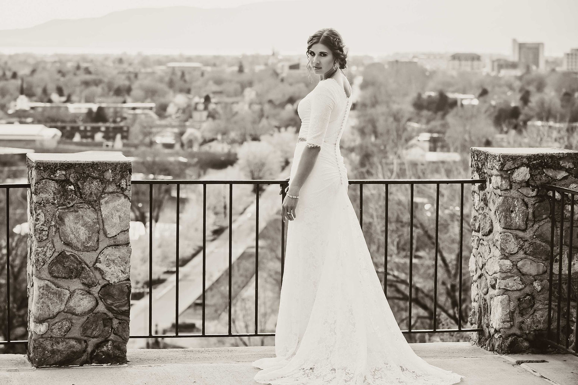 Ravyn's Spring Castle Amphitheater Bridals by Utah Wedding Photographer James Erick Photography Utah 