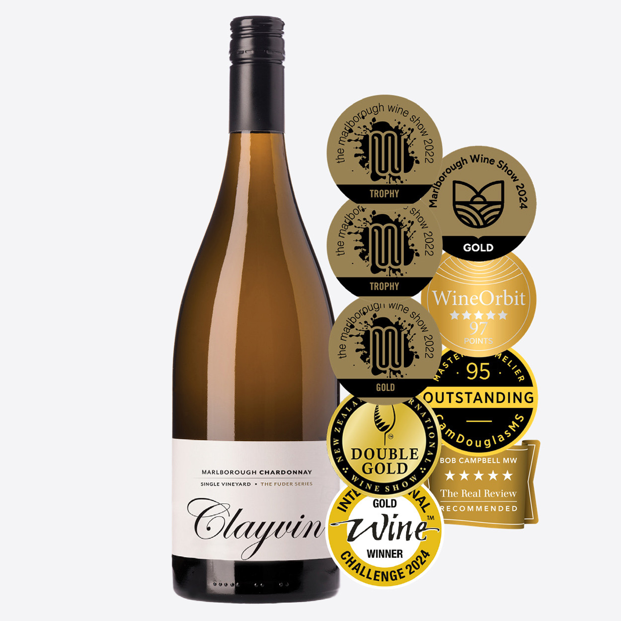 Clayvin Chardonnay 2018 [Case] - 6 x 750ml bottles