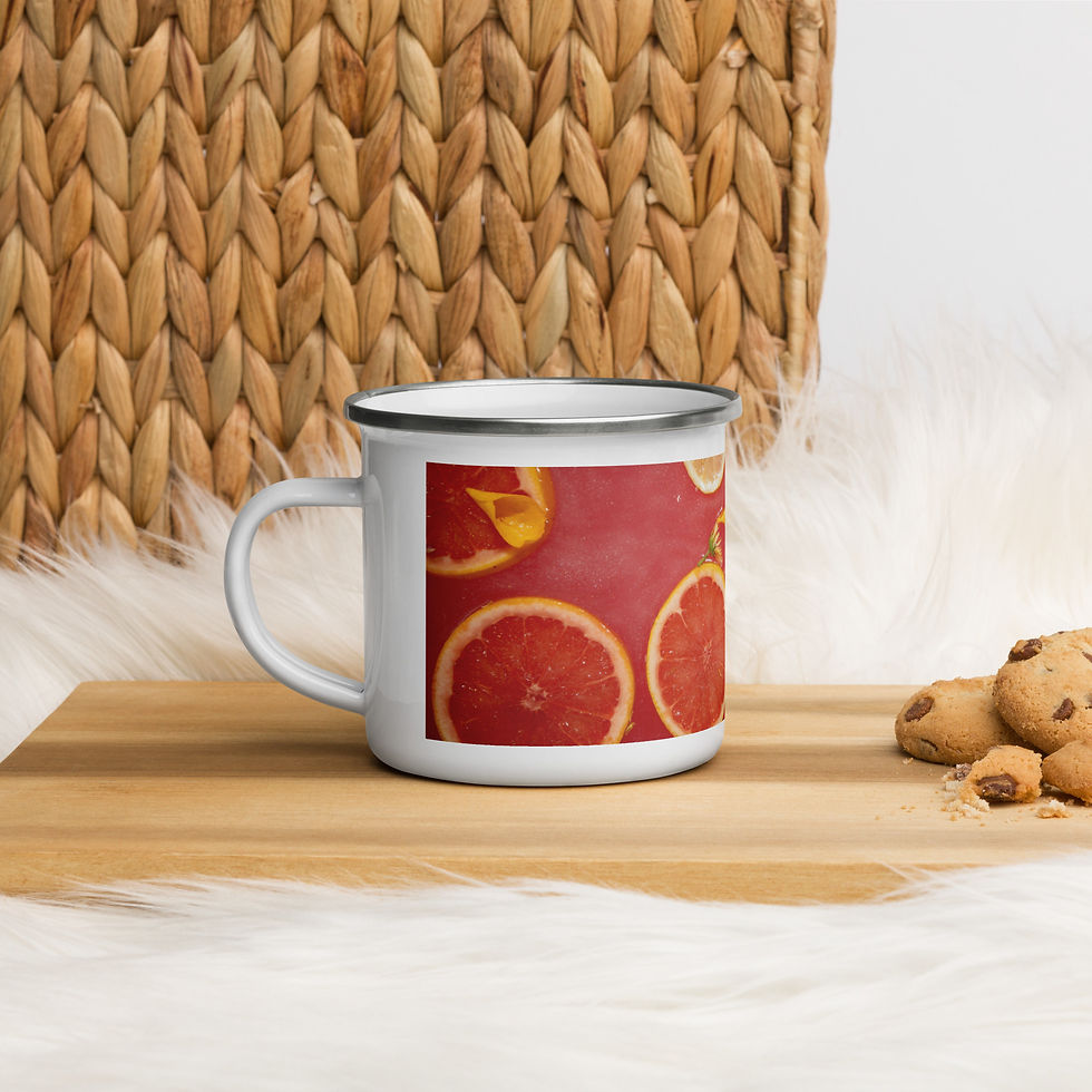 Miniatura: Grapefruit bayj Enamel Mug