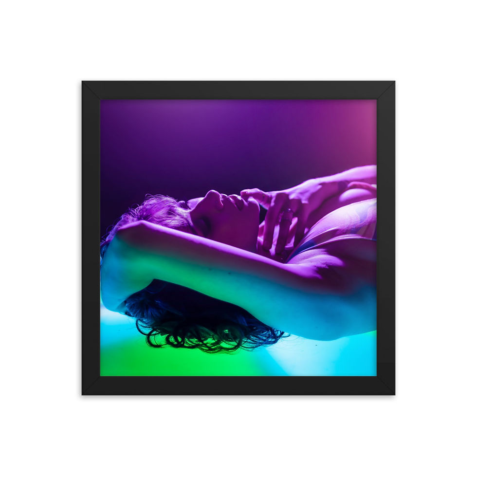 Thumbnail: Neon Nights Framed poster