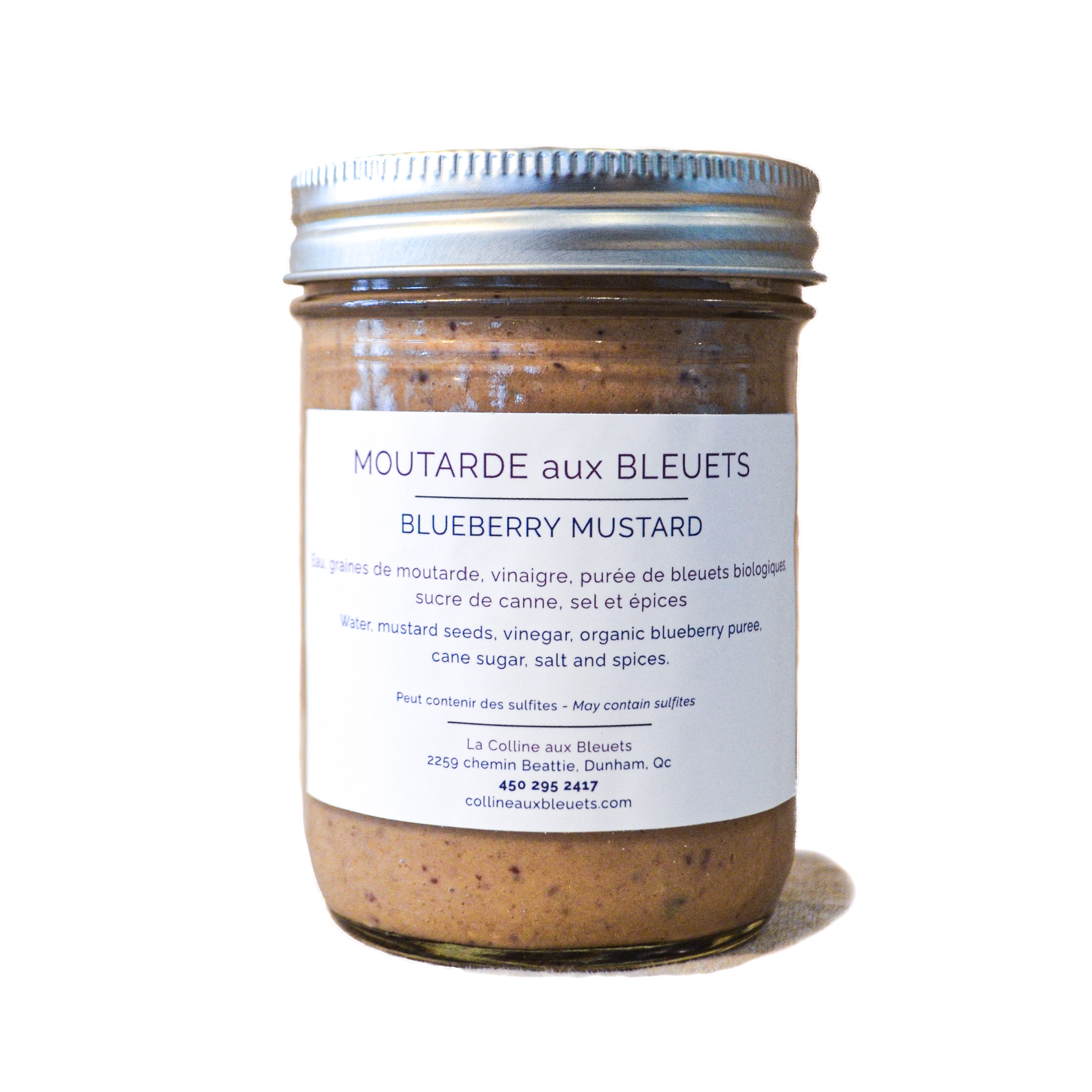 Moutarde au bleuet