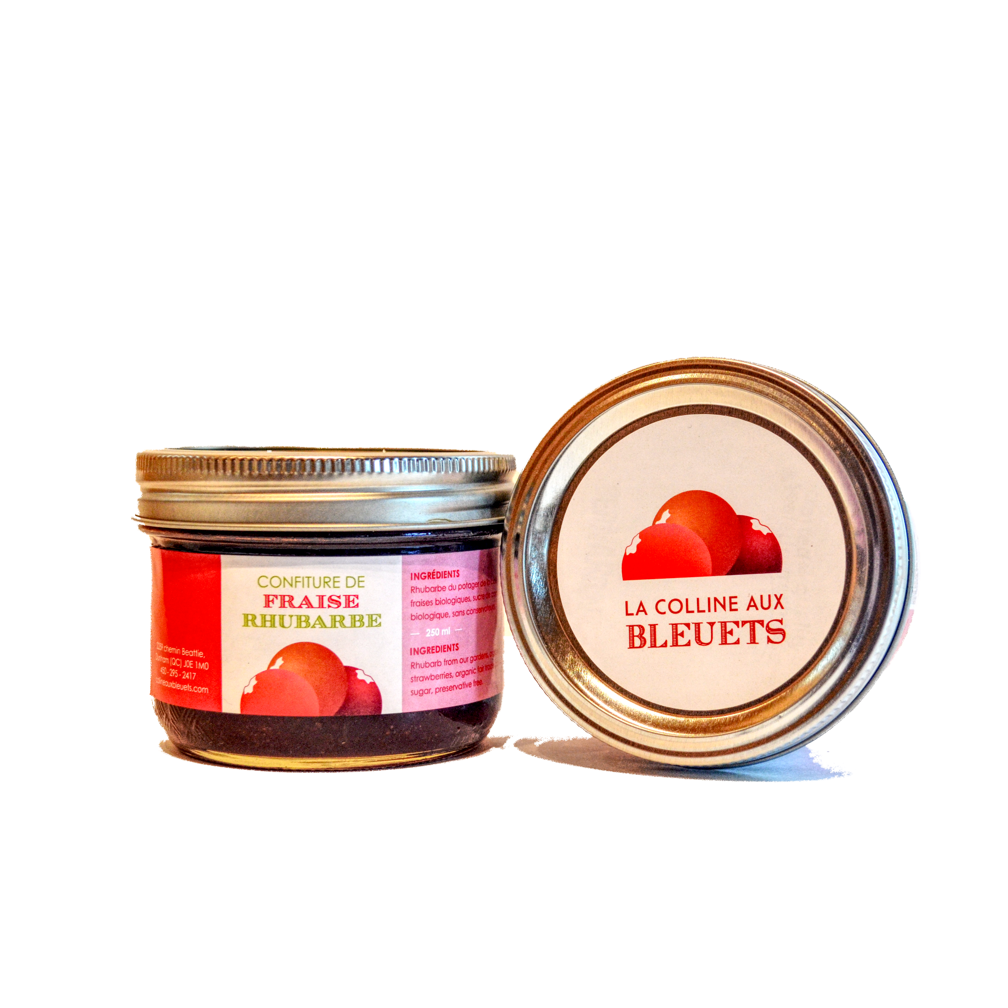 Confiture fraise rhubarbe