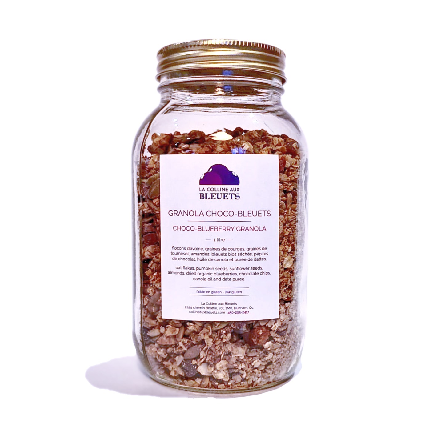 Granola aux bleuets séchés