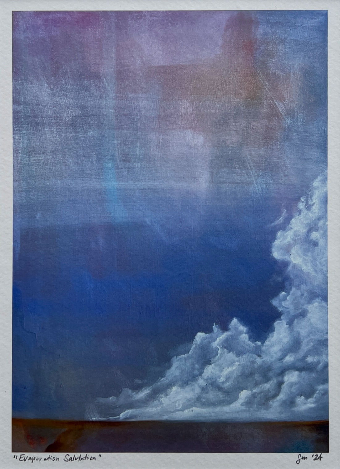 Evaporation Salutation archival print- no mat