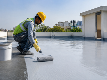 Terrace Waterproofing Specialists Near Muneshwara – HS Lakshmi Engineering | Contact : +91 733 76 014 72
