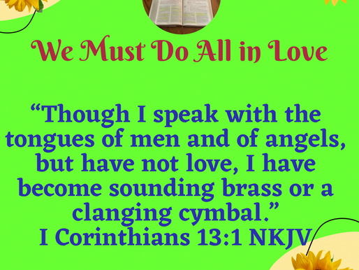 July 11th, 2024~We Must Love-God Is Love✨