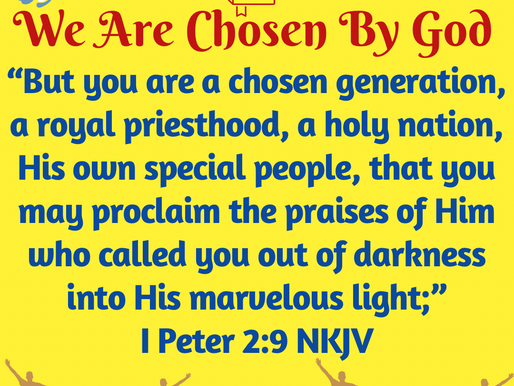 October 19th, 2024~ You Are Who God Says You Are:CHOSEN✨