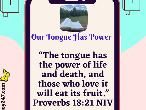 May 31st, 2023~We Can Control Our Tongue✨