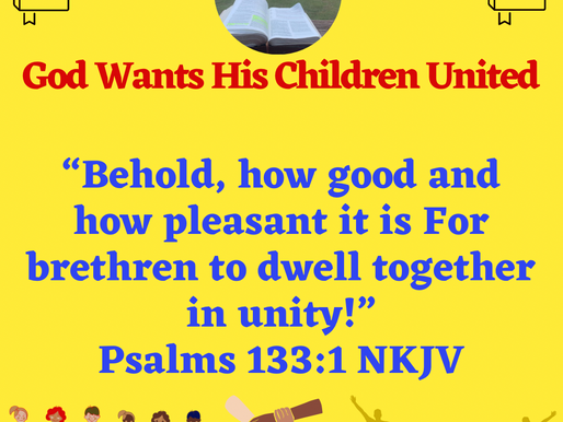 July 20th, 2024~God Loves Unity✨