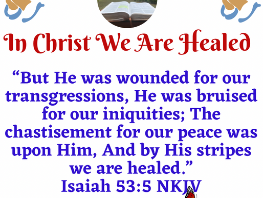 October 23rd, 2024~When We Choose Jesus; We Are Healed✨