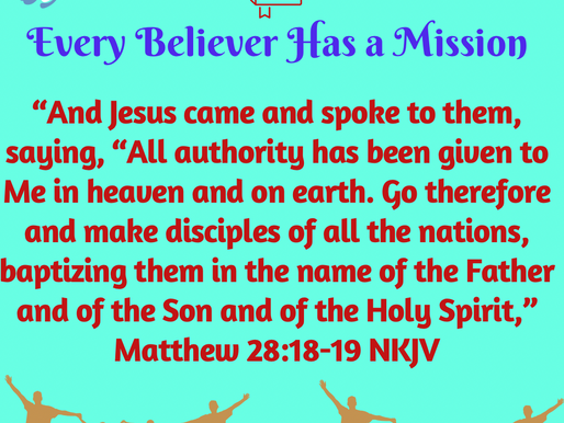 July 28th, 2024~Every Christian Has A Mission✨