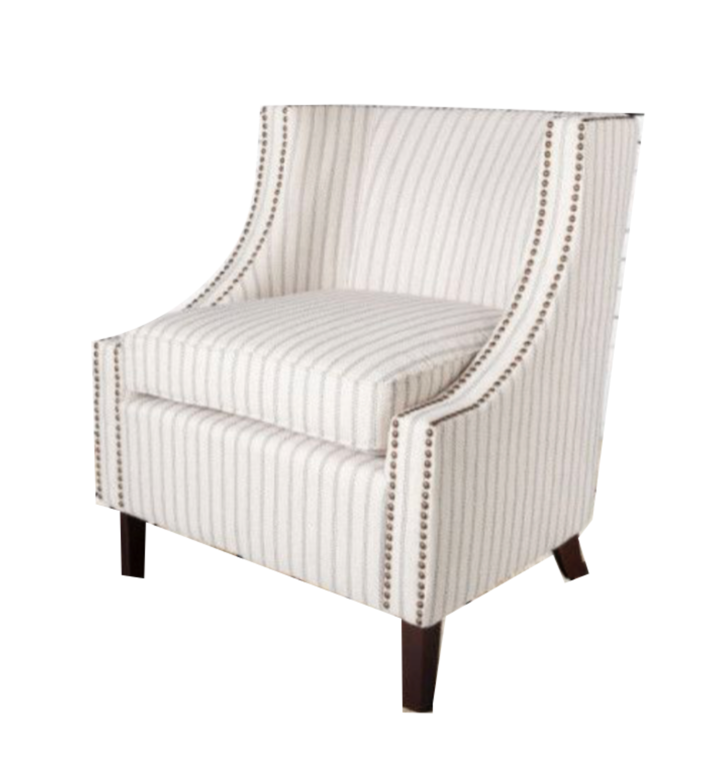 Striped Occasional Chair