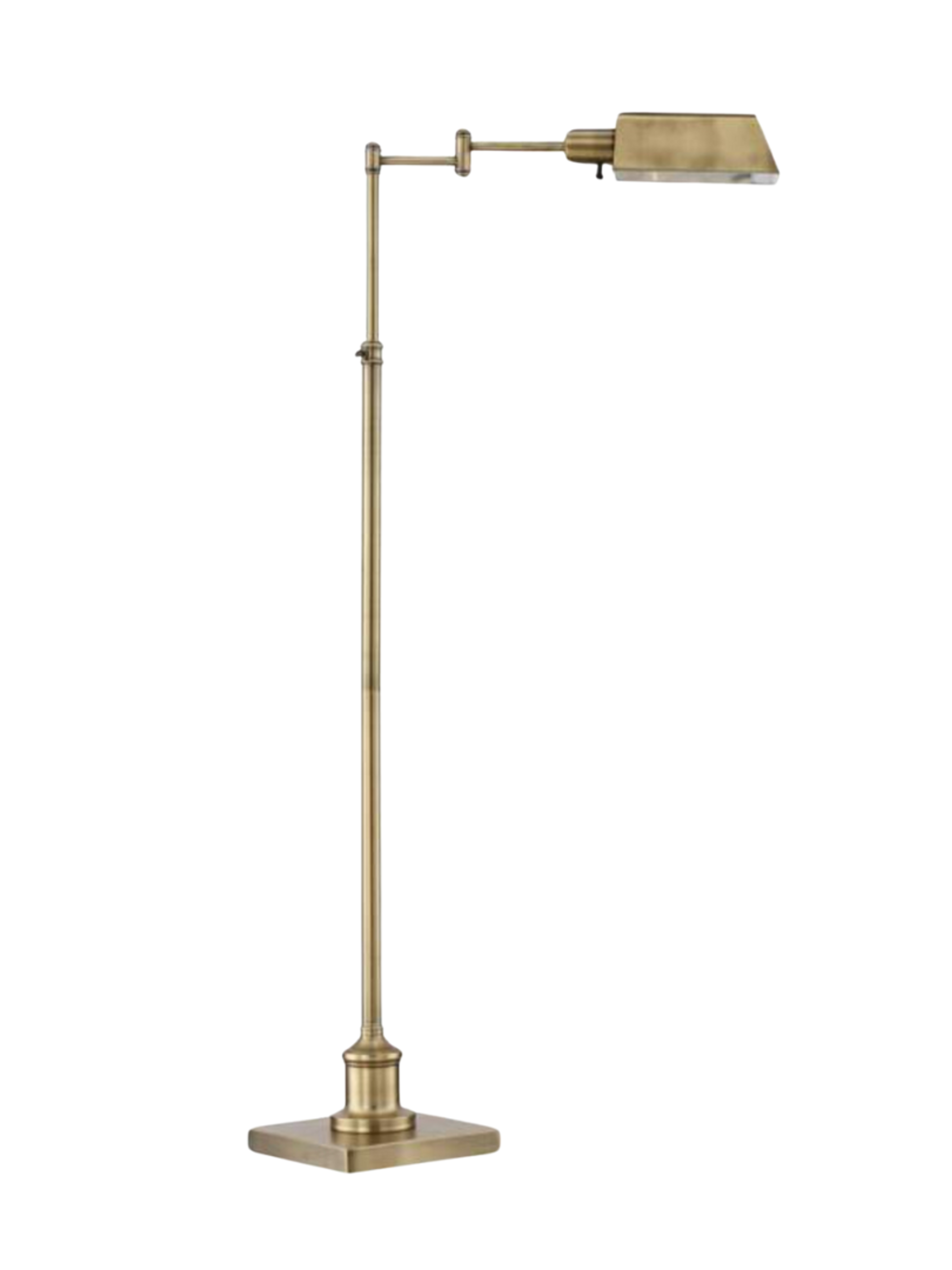 Aged Brass Pharmacy Floor Lamp