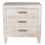 Thumbnail: Wooden Nightstand with Brass Pulls