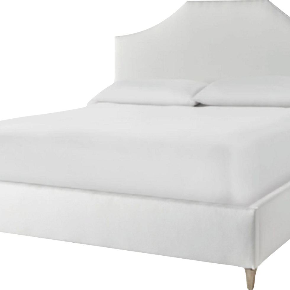Thumbnail: Custom Queen Bed- In Performance Velvet