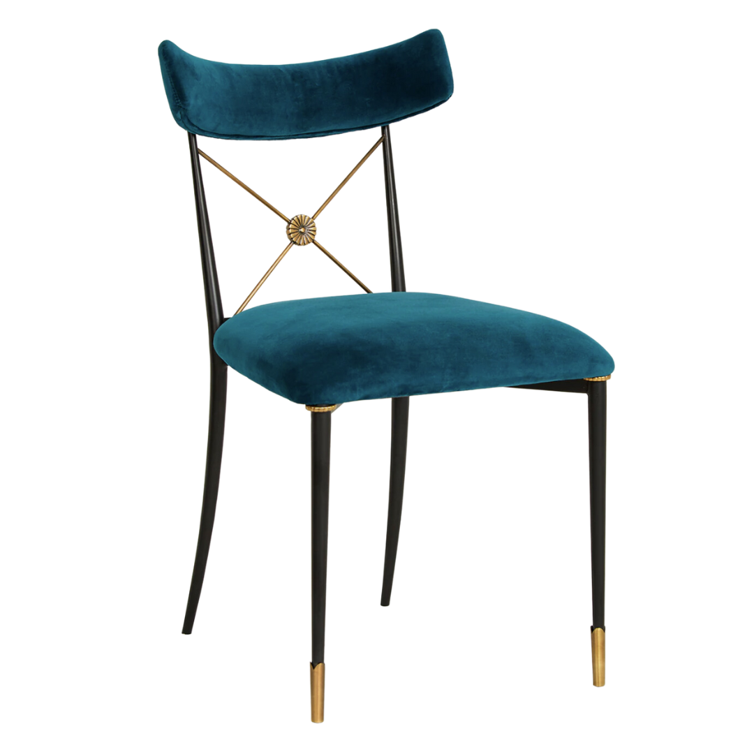 Rider Dining Jair in Peacock by Jonathan Adler