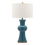 Thumbnail: Safavieh Lighting Collection Lola Column Blue Ceramic 30-inch Lamps