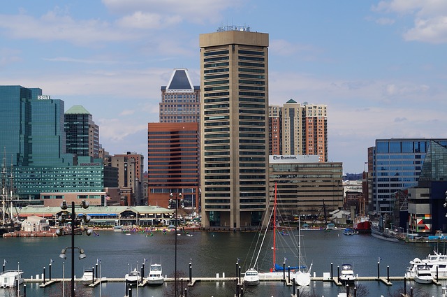 Baltimore city skyline