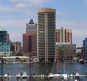 Baltimore city skyline