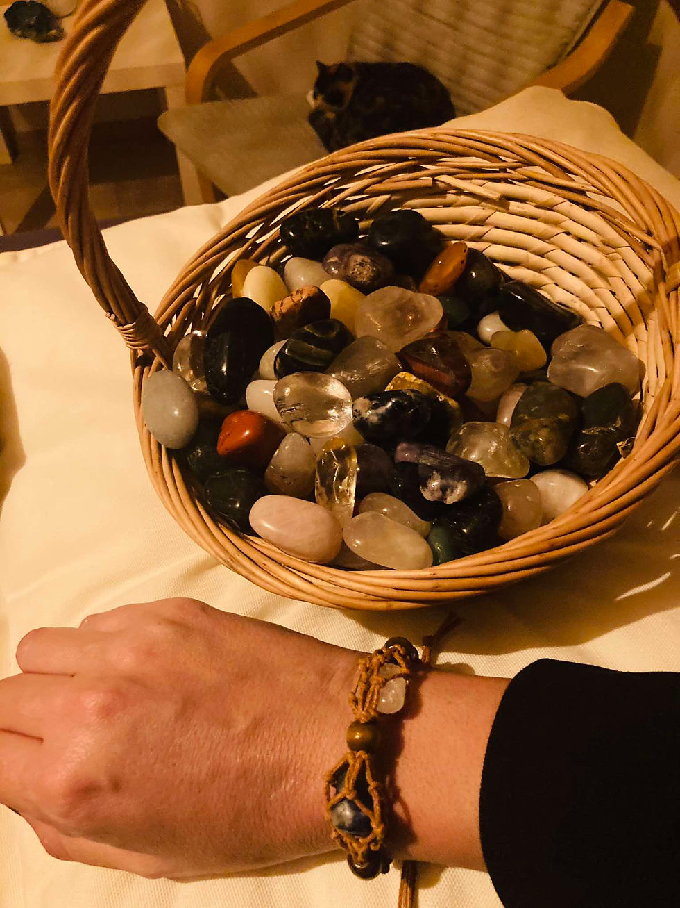 Miniature : Colliers ou bracelets en corde pour pierres interchangeables