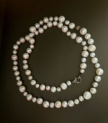 Summer beach Pearls necklace.