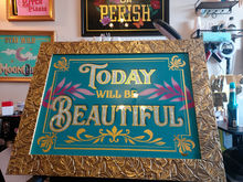 Reverse glass gilding