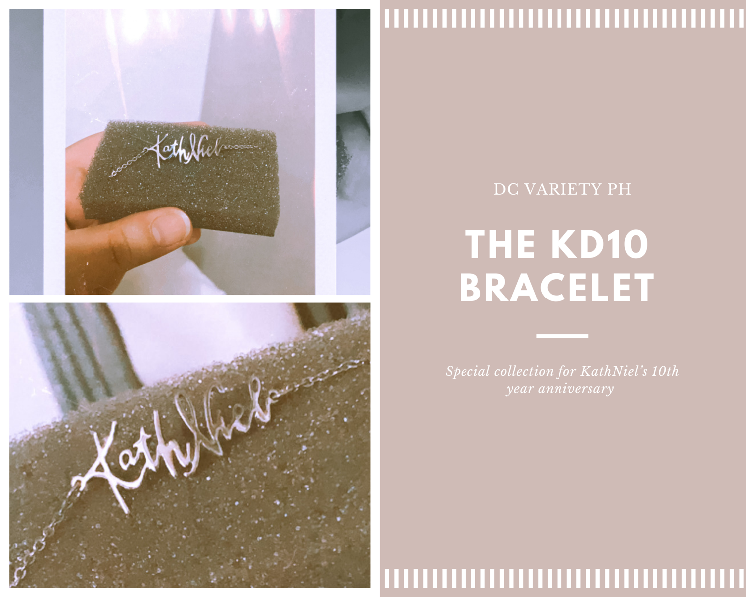 The KD10 Bracelet (FOR PRE-ORDER: SEE PRODUCT DETAILS)