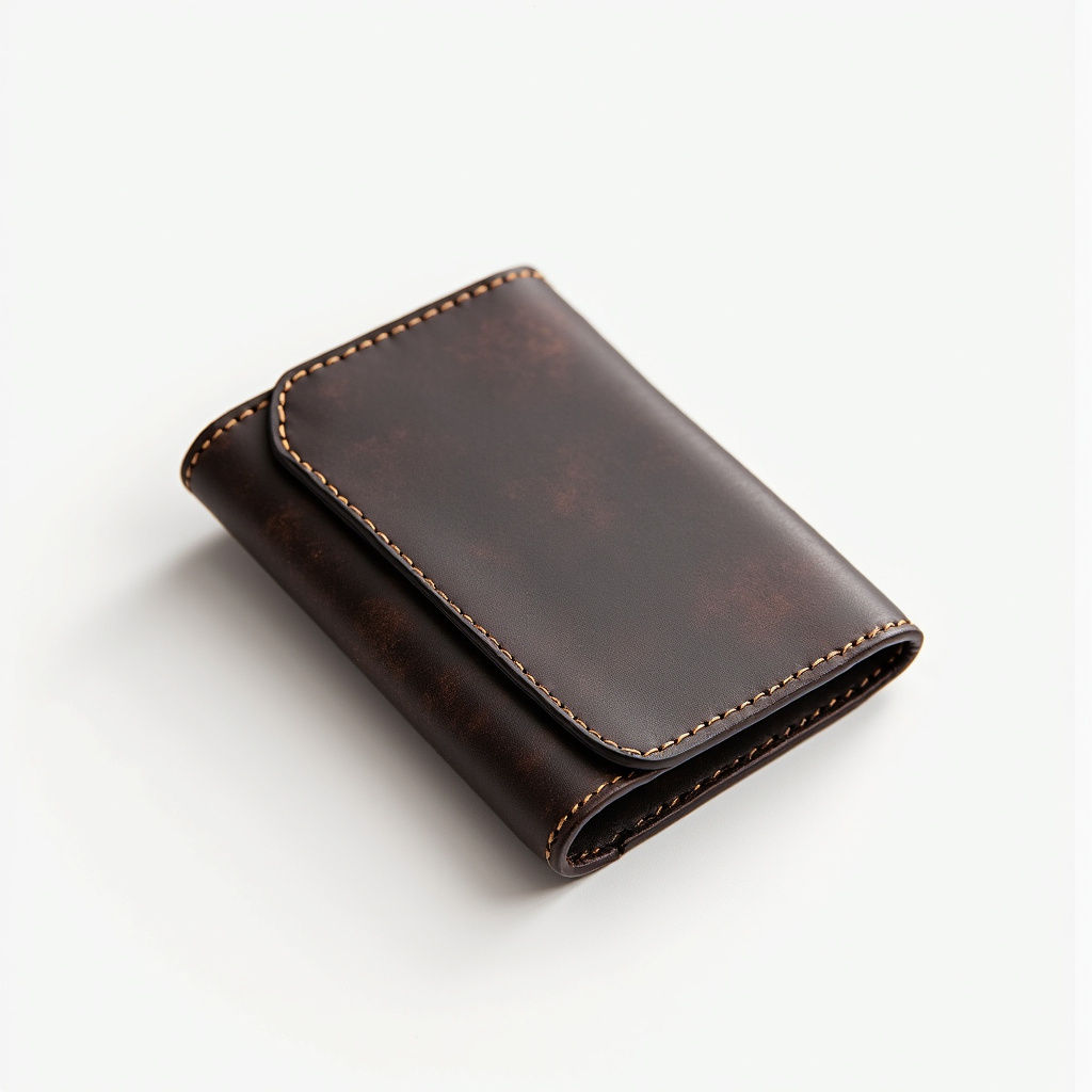 Cartera Plegable Cuero