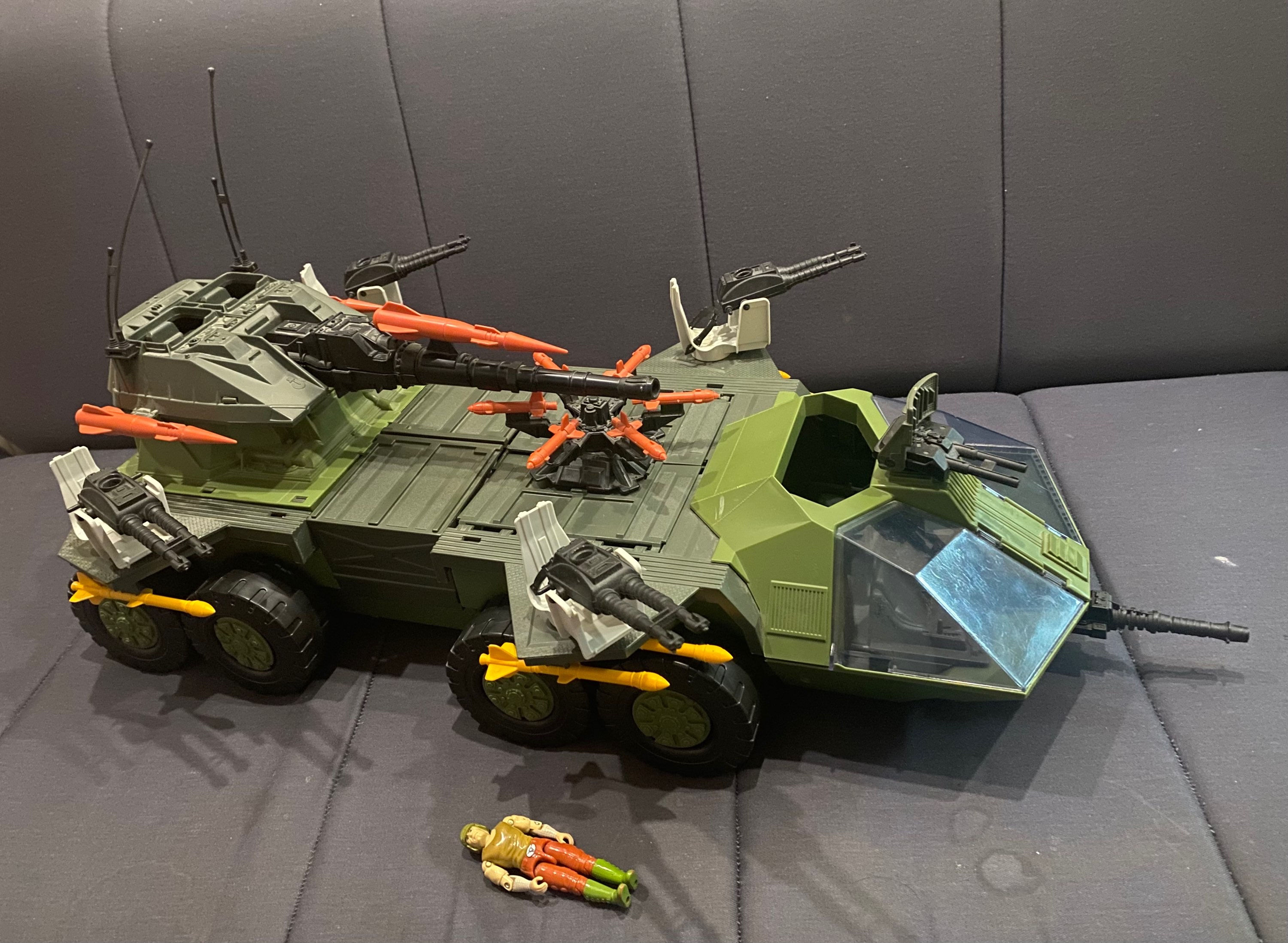 GI Joe Vintage Rolling Thunder with Armadillo 