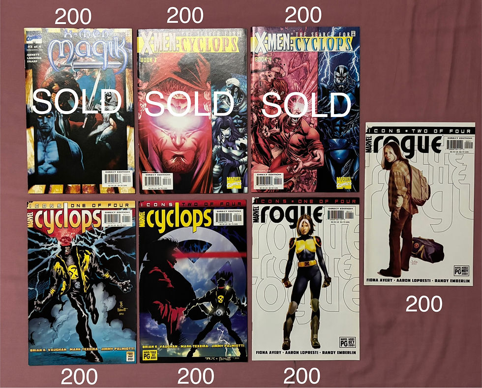 Thumbnail: X-Men Comic Singles Part 9