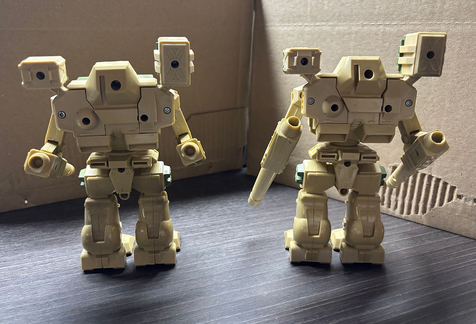 Thumbnail: 1985 Matchbox Robotech Destroid Tomahawk D7 D-210 Set of 2